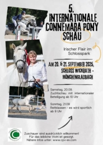 Internationale Connemara Show Wickrath @ Schloss Wickrath | Zelhem | Gelderland | Nederland